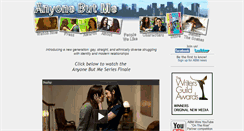 Desktop Screenshot of anyonebutmeseries.com